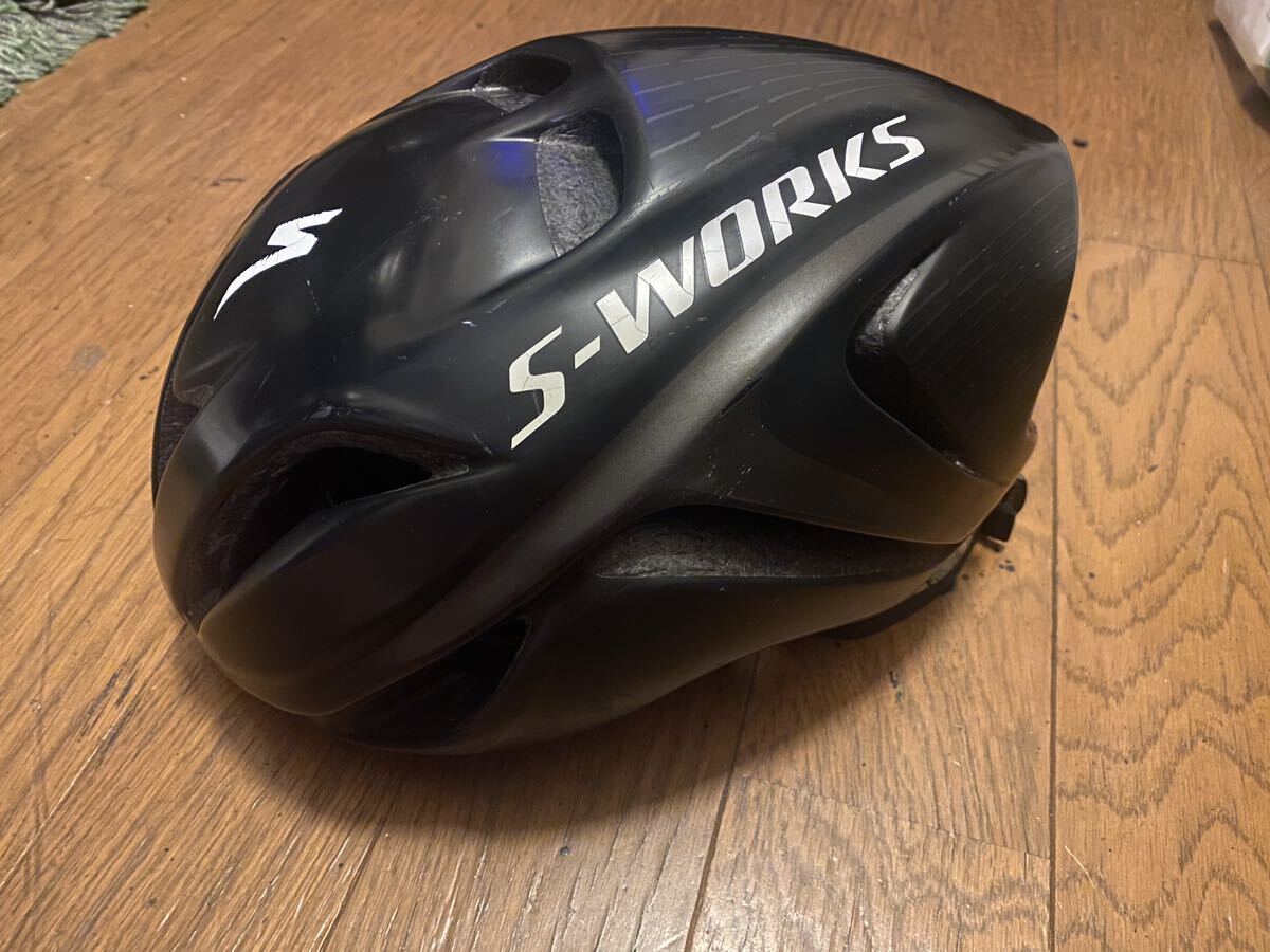 スペシャライズド S-Works Evade Black SM 54〜60cm マットブラック 黒 specializedヘルメット の画像4