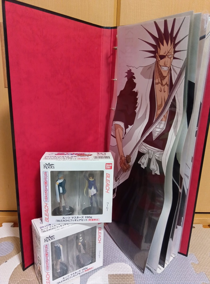 BLEACH ブリーチ スマートポスター15枚＋1枚＆バインダー＆B3ポスター3種 セット＋フィギュア4体 黒崎一護/朽木ルキア/日番谷冬獅郎の画像8