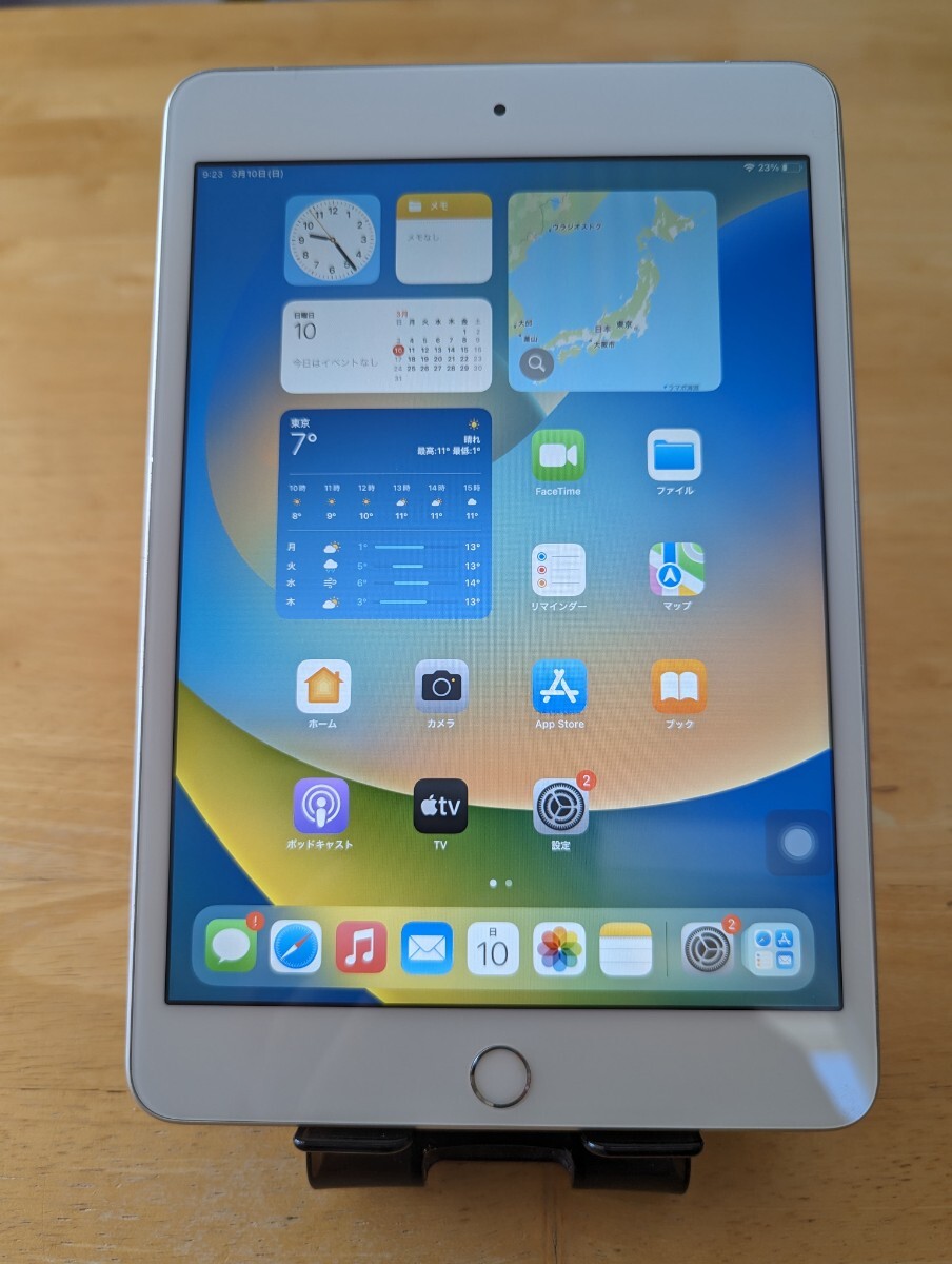 Apple iPad mini5 第5世代 Wi-Fi + Cellular シルバー 64GB docomo◯ アクティベーションロック解除済み 初期化済み_画像1