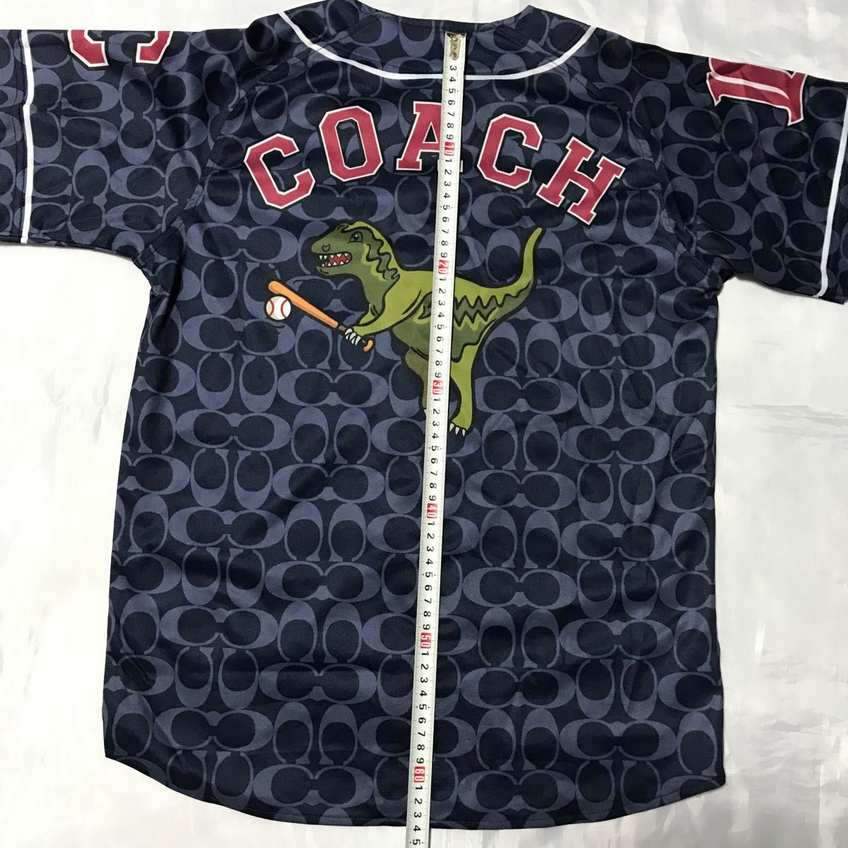 埼玉西武ライオンズ×COACH コラボ ベースボールユニホームシャツ 