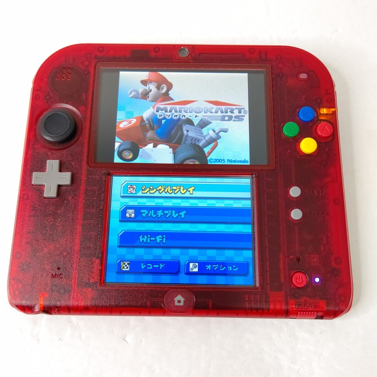 Nintendo　ニンテンドー2DS　ポケットモンスター赤　限定パック　極美品_画像10