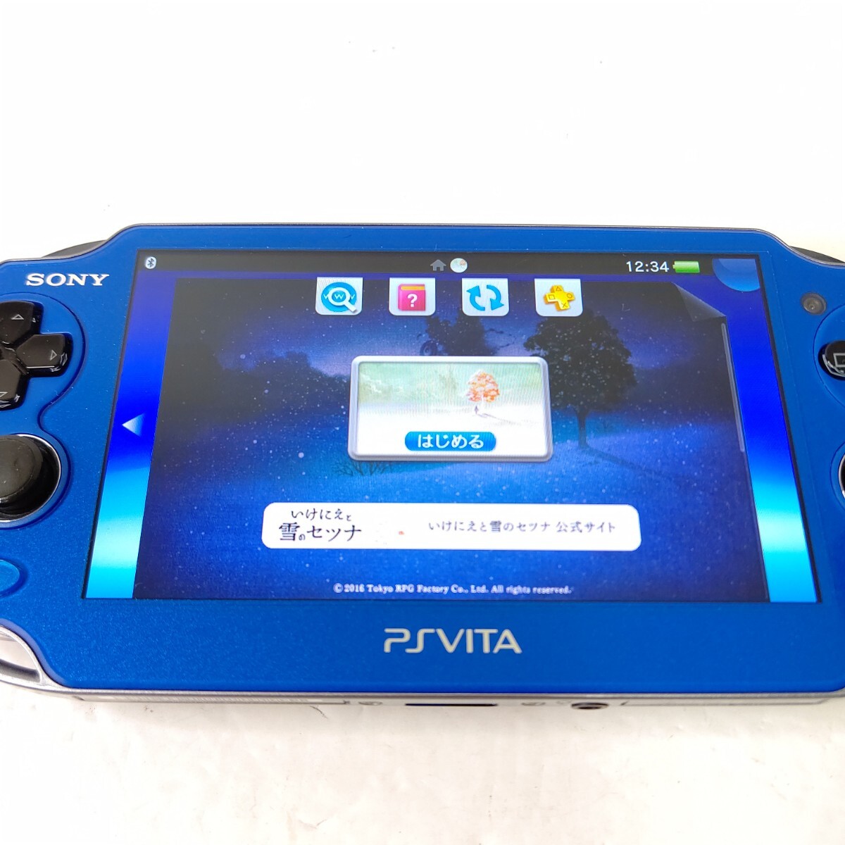 ソニー　PSvita pch1000 サファイアブルー　画面極美品　ゲーム機