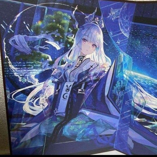 藤ちょこ 卓上屏風 原画 かぐやひめ 絵師100人展 かぐや姫 藤ちょこ 卓上屏風 原画 かぐやひめ 絵師100人展 かぐや姫