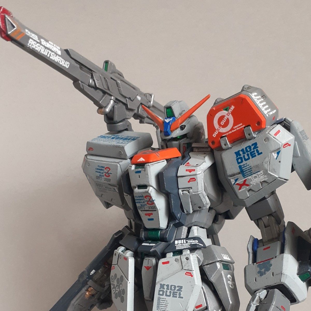 MG デュエルガンダム　アサルトシュラウド全塗装完成品