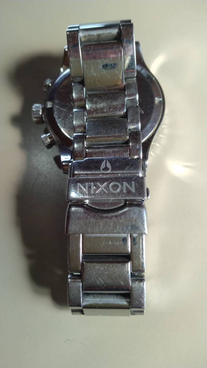 ニクソン NIXON 腕時計 ハイポリッシュ　42-20 CHRONO A037-945 A037945 ジャンク_画像4