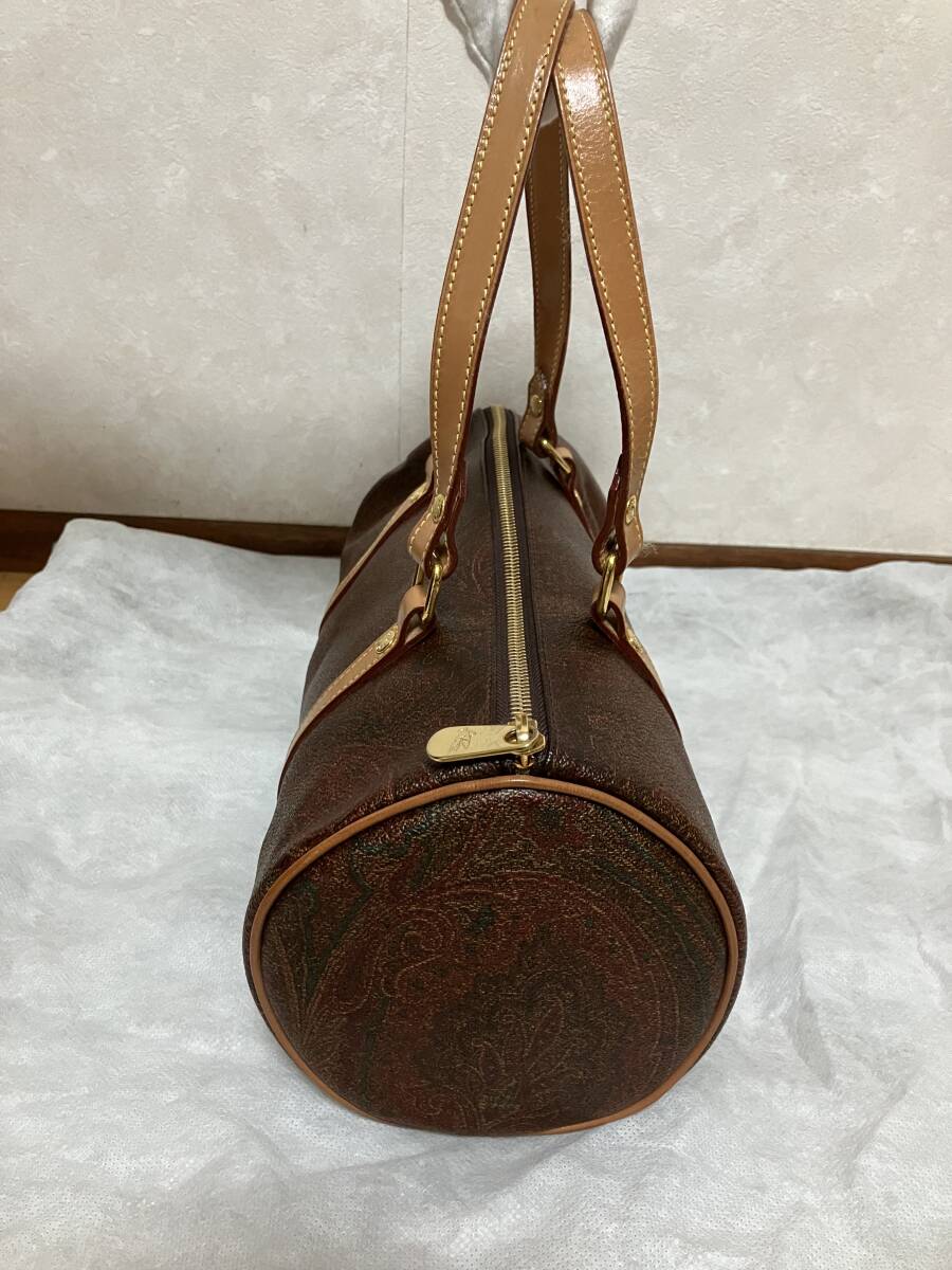 【美品】Etro　エトロ　ハンドバッグ　BAG　ブラウン　茶　_画像2