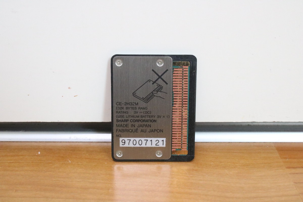 SHARP シャープ RAMカード 32KB CE-2H32M ポケコン用 ポケットコンピュータ