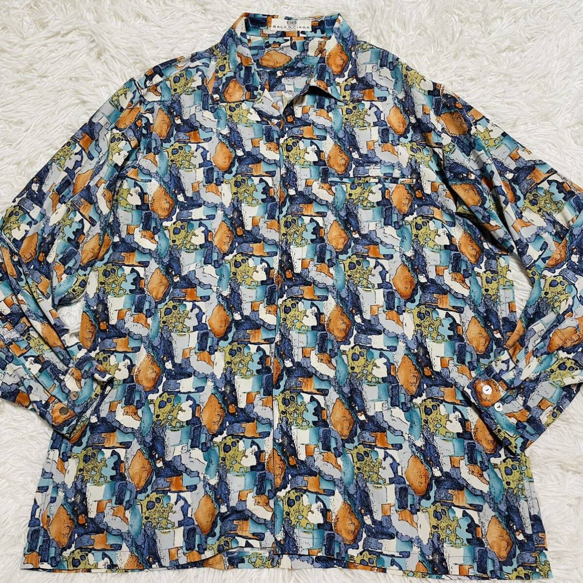 Yahoo!オークション - 極美品 バレンシアガ 長袖 シャツ Yahoo!オークション - 極美品 バレンシアガ 長袖 シャツ