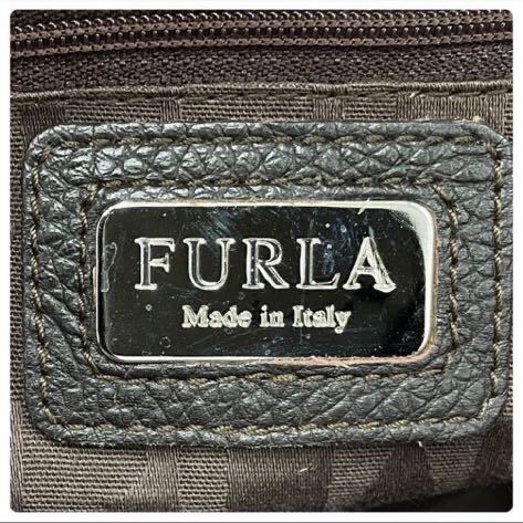 1円【極美品・入手困難品】定価10万円 フルラ FURLA 編み込み トートバッグ ビジネス A4 ブラウン 茶 メンズ 通勤 通学 大容量_画像9