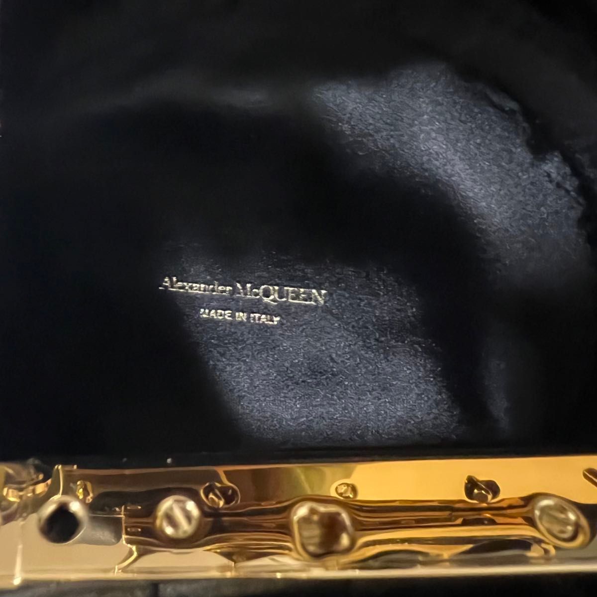 美品 Alexander McQUEEN スカル リングハンドル バック|Yahoo 美品 Alexander McQUEEN スカル リングハンドル バック|Yahoo