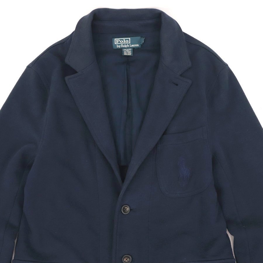 相場価格￥26,400- 正規品 美品 Polo BY Ralph Lauren ラルフローレン ビックポニー スウェット 3つボタン テーラードジャケット S メンズ_画像2