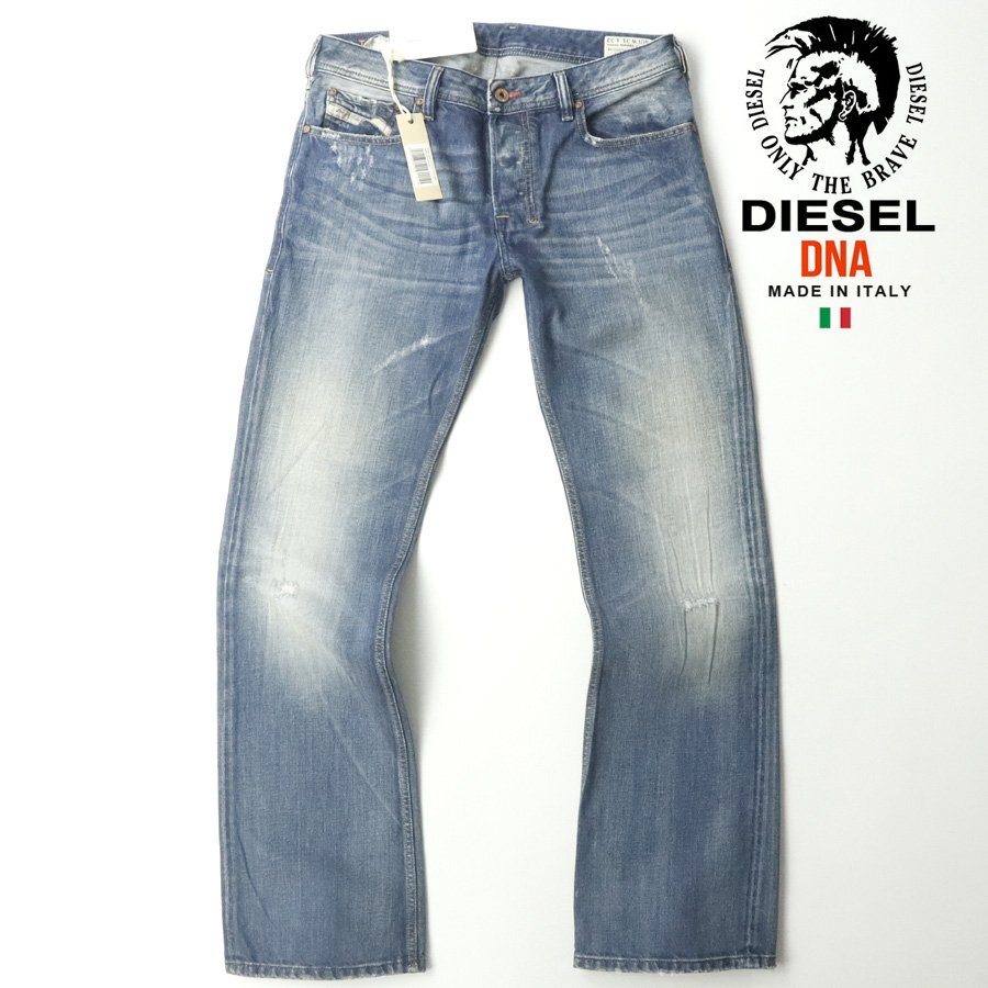 新品タグ付き DIESEL ディーゼル DNA ZATINY 0074F REGULAR BOOTCUT ブーツカット デニムパンツ インディゴ 31ｘ32 JP:M 【定価￥35,700-】_画像1