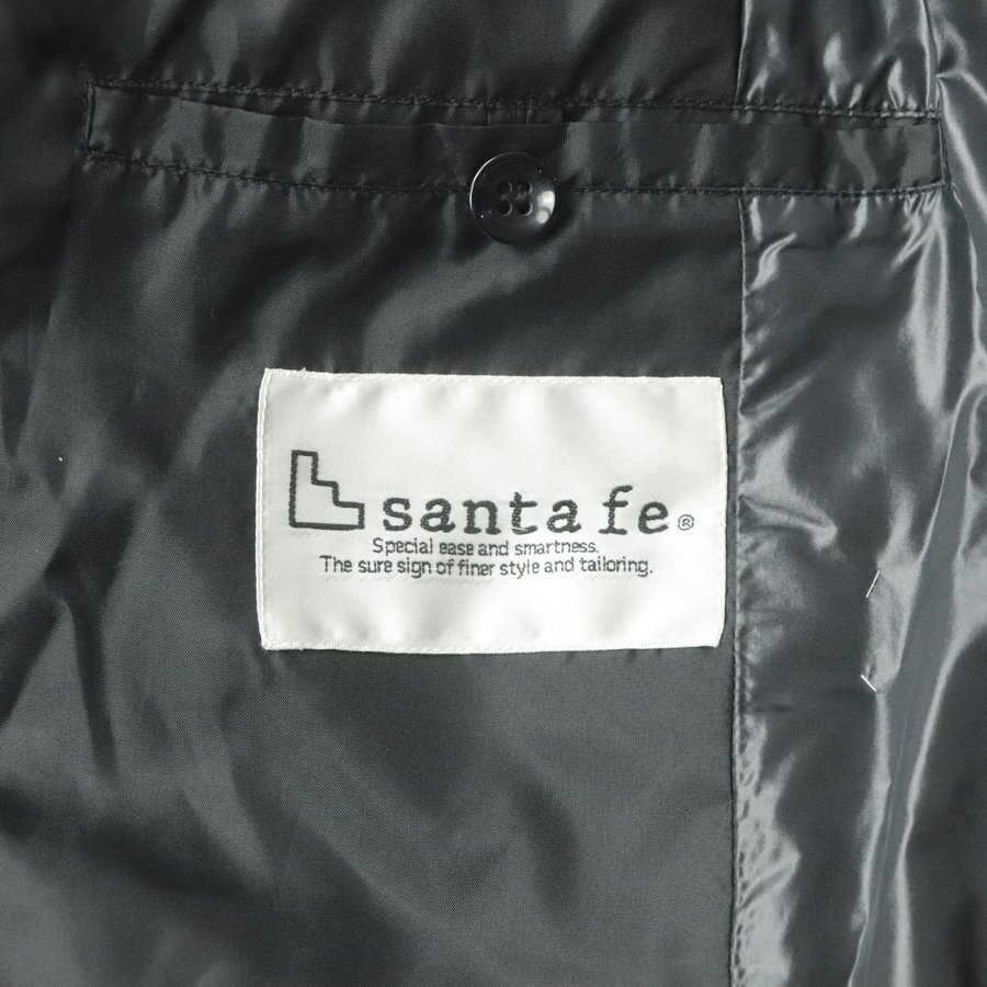 美品 santa fe サンタフェ フェイクムートン切替 パディングジャケット 黒 ブラック 52 JP:2XL 中綿入り【相場価格￥47,300-】_画像6