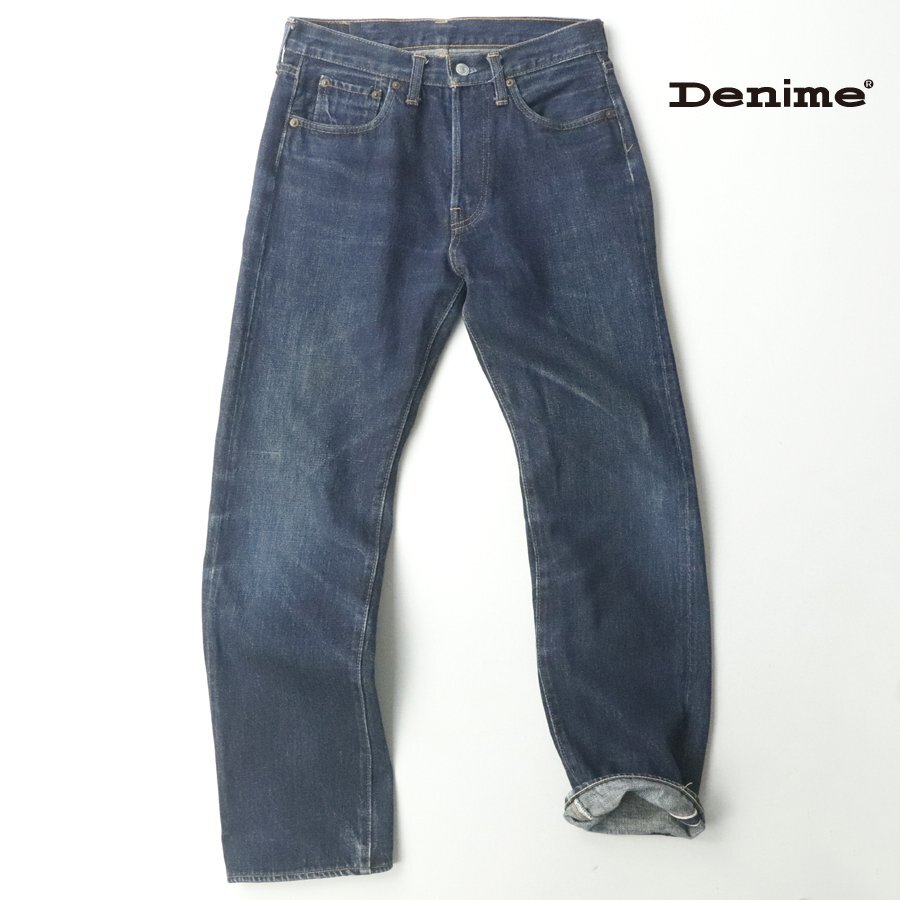 美品 オリゾンディ DENIME ドゥニーム 赤耳 セルビッチ ストレート デニムパンツ インディゴ W29 JP:M ジーンズ【相場価格￥26,400-】_画像1