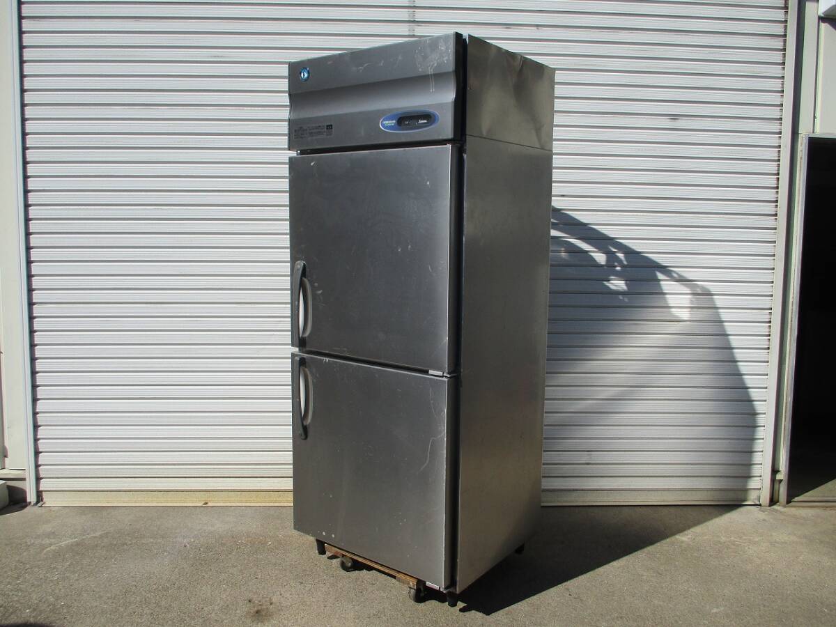 y2159-2　業務用　ホシザキ　2ドア冷凍庫　HF-75ZT　2015年製　100V　W750×D650×H1900　店舗用品　中古　厨房