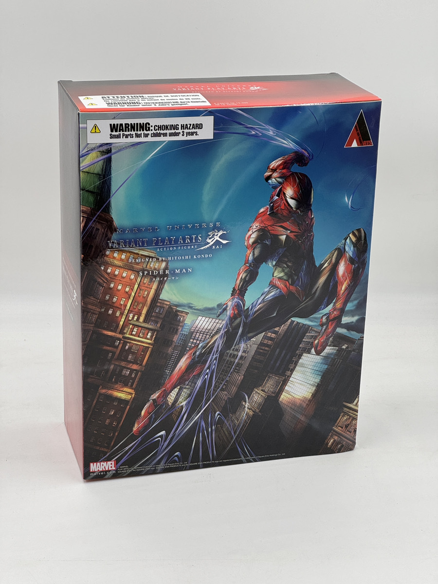 [ unopened ]MARVEL UNIVERSE VARIANT PLAY ARTS modified Spider-Man PVC made has painted moveable figure 