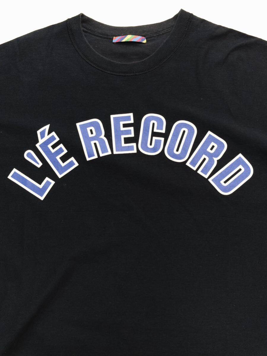 is-ness music l’echoppe 別注 le record イズネス Tシャツ 黒 フリーサイズ オーバーサイズ