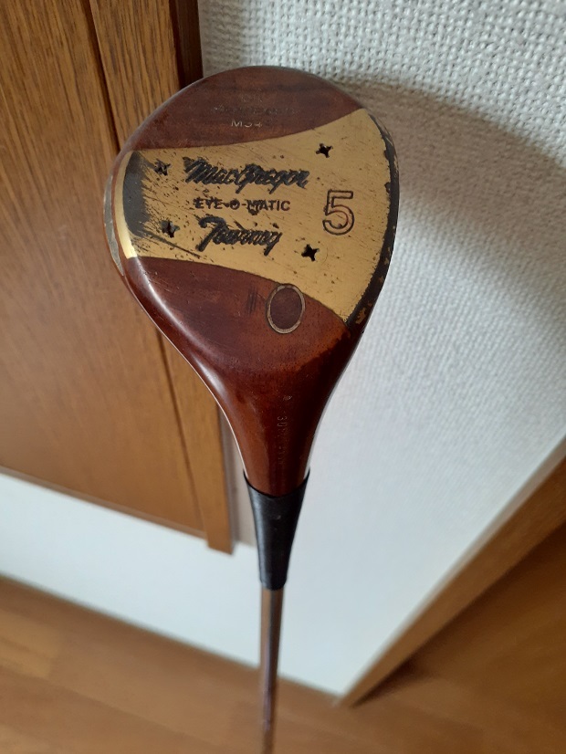 【中古】 ゴルフクラブ　パーシモン マグレガー ターニー EYE-O-MATIC M945 ドライバー 5 MacGregor Tourney_画像1