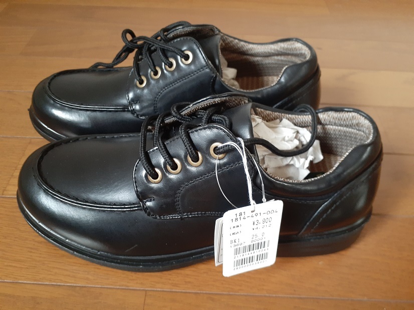 [ с биркой ] бизнес обувь 25.0cm чёрный черный джентльмен обувь мужской обувь шнур обувь | прогулочные туфли повседневная обувь 