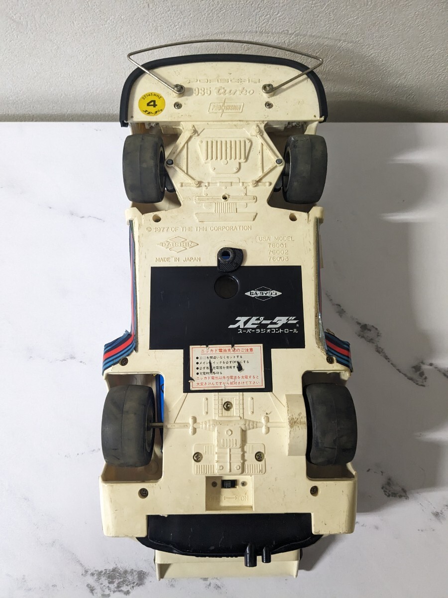  радиоконтроллер super радио контроль Spee da- Porsche 935 турбо текущее состояние товар контроллер нет Junk 1/12