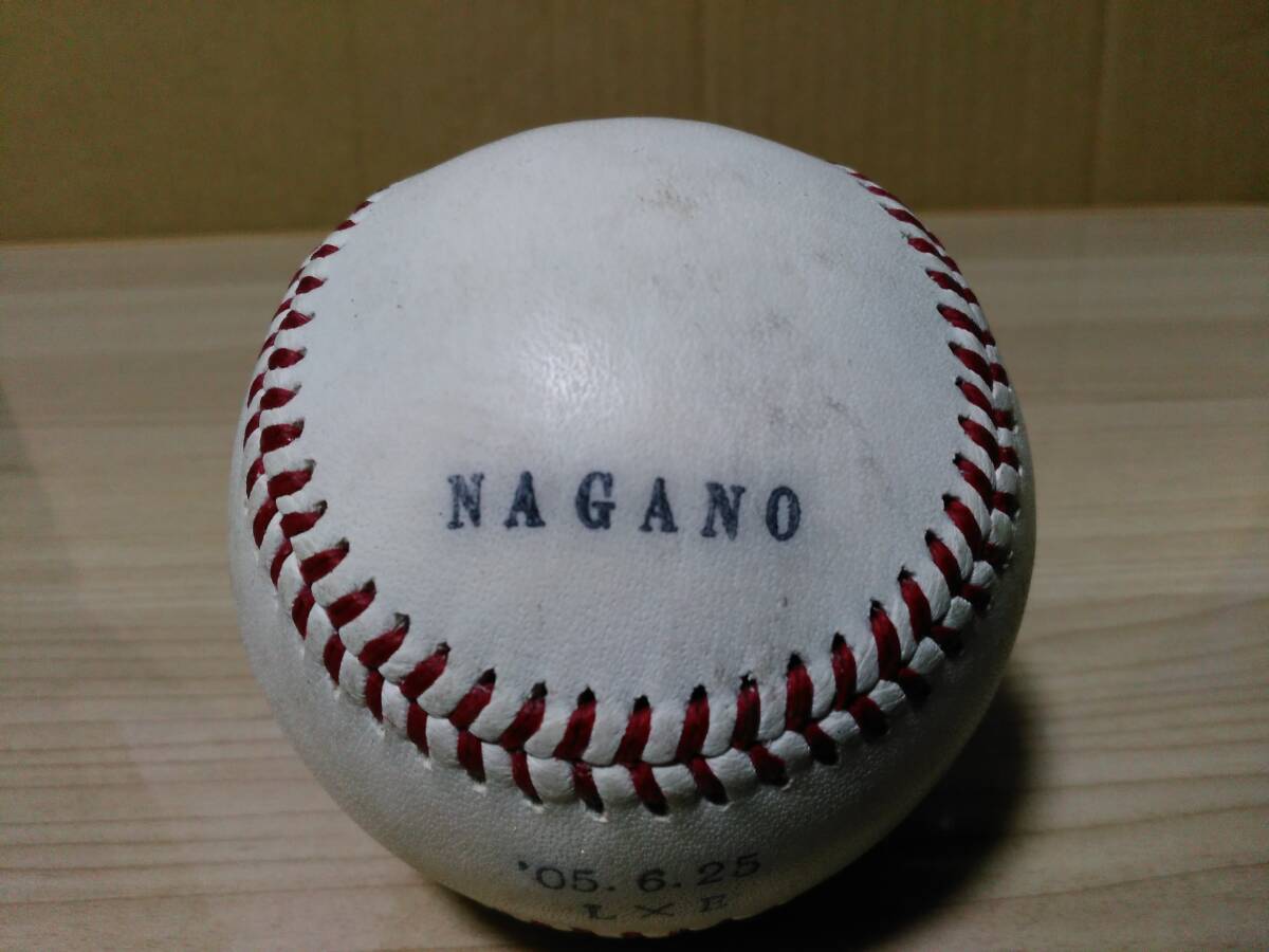 ＮＰＢ旧公認球 西武ライオンズｘ楽天イーグルス 長野オリンピックスタジアム コミッショナーの画像3