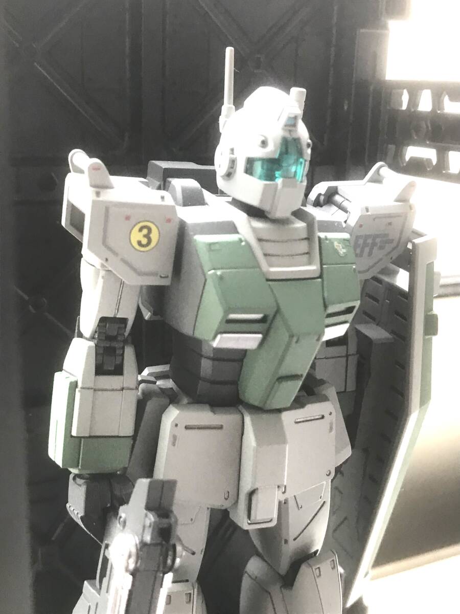 ガンダム　HG 1/144 ジム　塗装済み　完成品　ガンプラ　送料無料_画像2