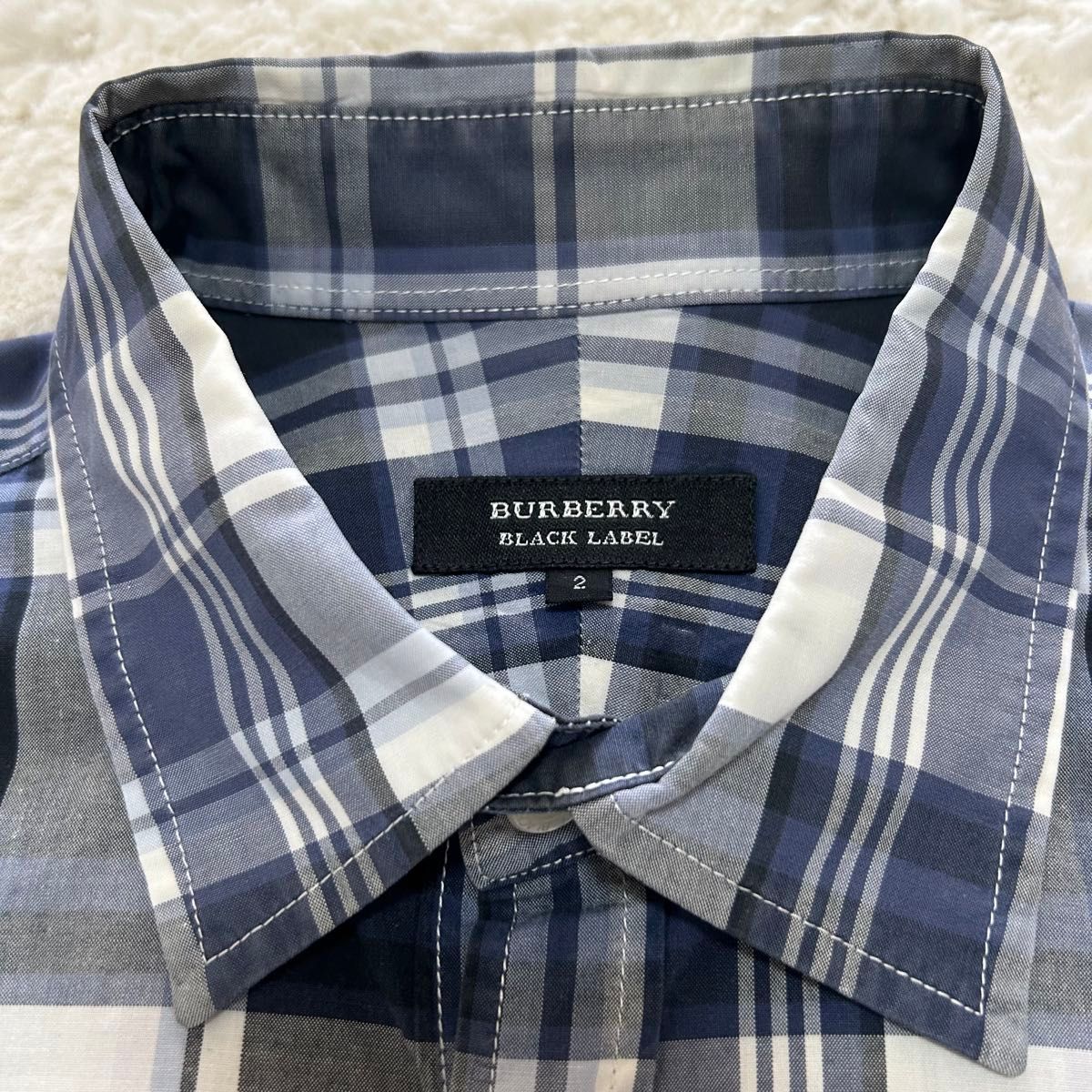 BURBERRY BLACK LABEL バーバリーブラックレーベル チェック柄 長袖シャツ　未使用に近い　美品　価格交渉OK