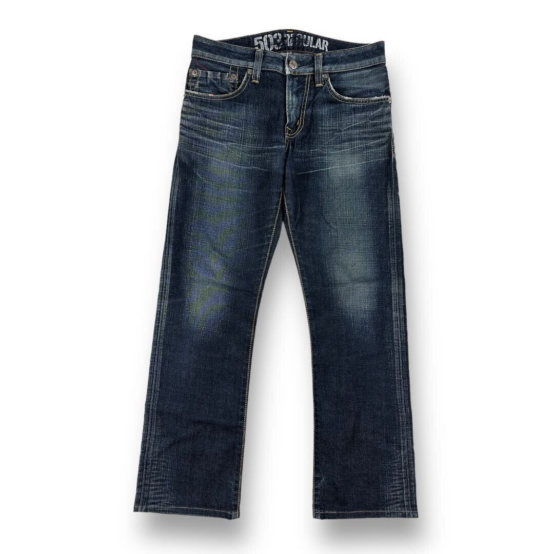 EDWIN エドウィン ブルートリップ ストレート W30 Mサイズ 84cm EDWIN エドウィン ブルートリップ ストレート W30 Mサイズ 84cm