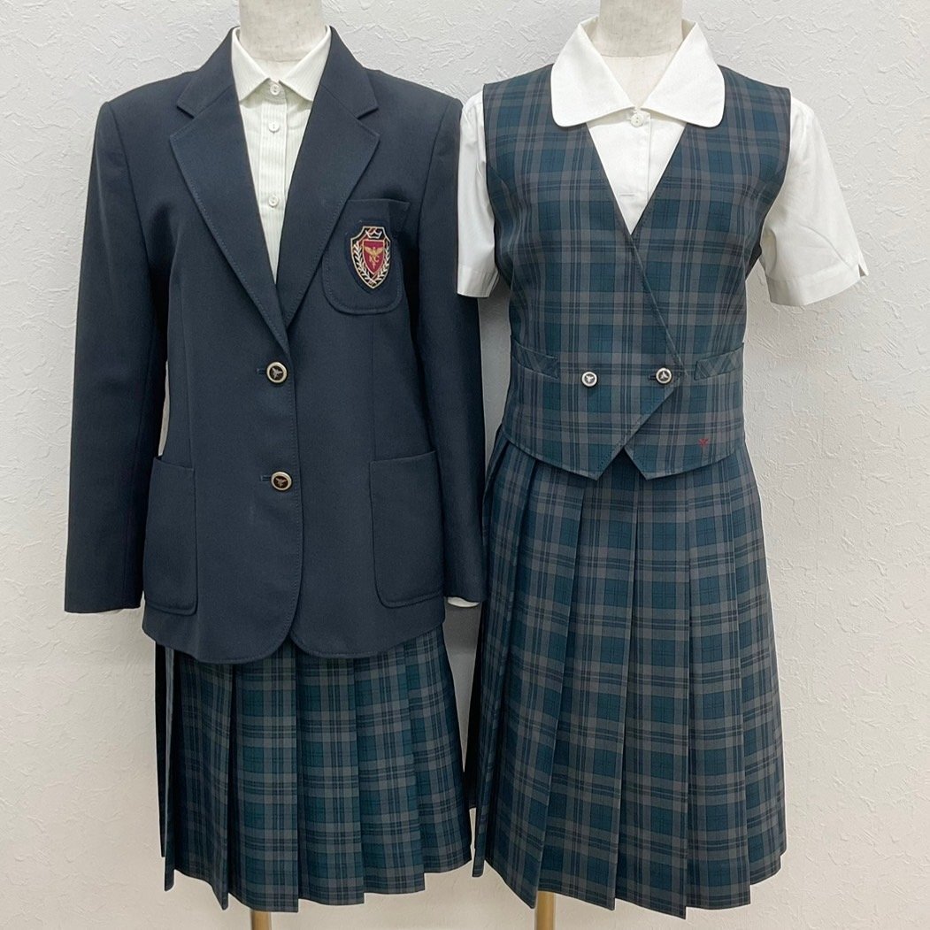 U529/S1090(中古)茨城県 鬼怒商業高校 女子制服6点 /9/M/W66/W69 U529/S1090(中古)茨城県 鬼怒商業高校 女子制服6点 /9/M/W66/W69