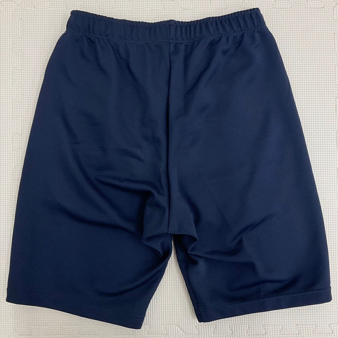 U527/S1074( used ) Tokyo Metropolitan area Shinjuku ward four . junior high school gym uniform 2 point /L/ short sleeves / shorts / for summer /Galax/MIZUNO/ white / navy blue / jersey / motion put on / man ./. industry raw goods /