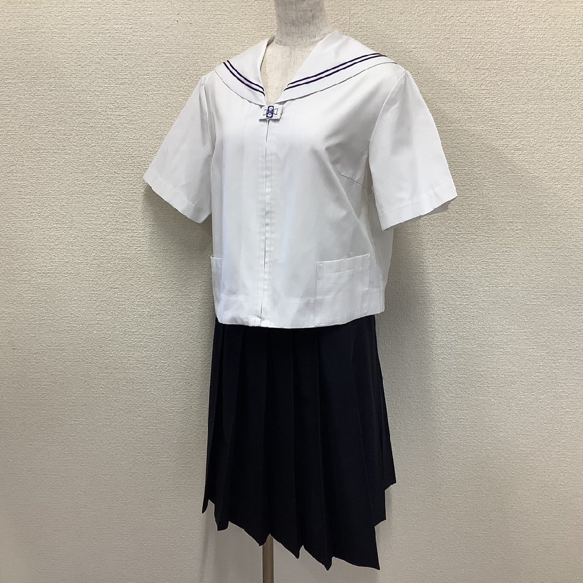 I455/Y(中古)山形県 山形市立第八中学校 女子制服2点 /旧制服 I455/Y(中古)山形県 山形市立第八中学校 女子制服2点 /旧制服