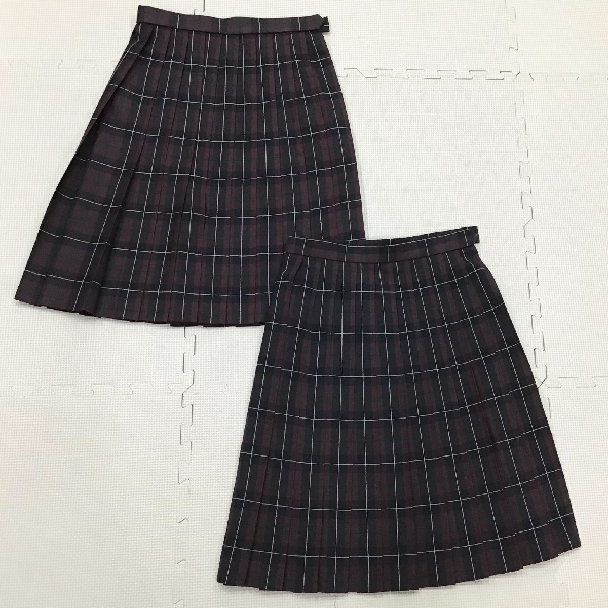 O526/T(中古)栃木県 宇都宮市立城山中学校 女子制服5点 /155A/S/M/W60/ブレザー/ブラウス/夏冬スカート/KANKO/チェック柄/高校/卒業生品/_画像5