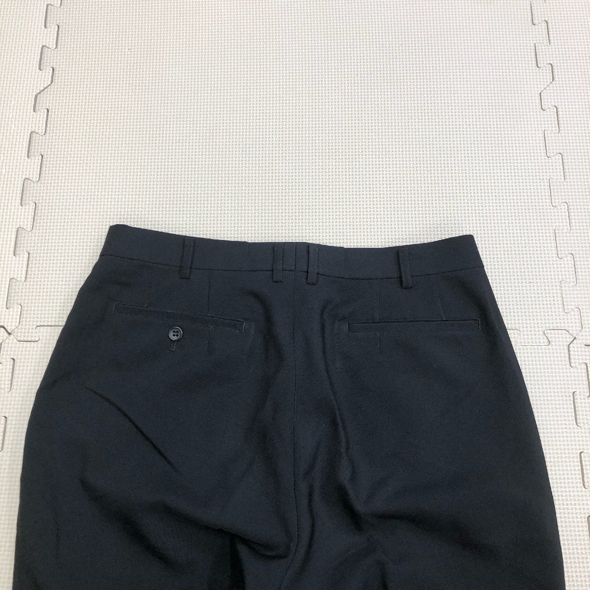 M119/T(中古) 男子学生服 夏ズボン1点 /W82/ズボン/COLLEGE CLUB/黒/夏用/標準型学生服/男子学生/制服/学生服/中学生/高校生_画像4