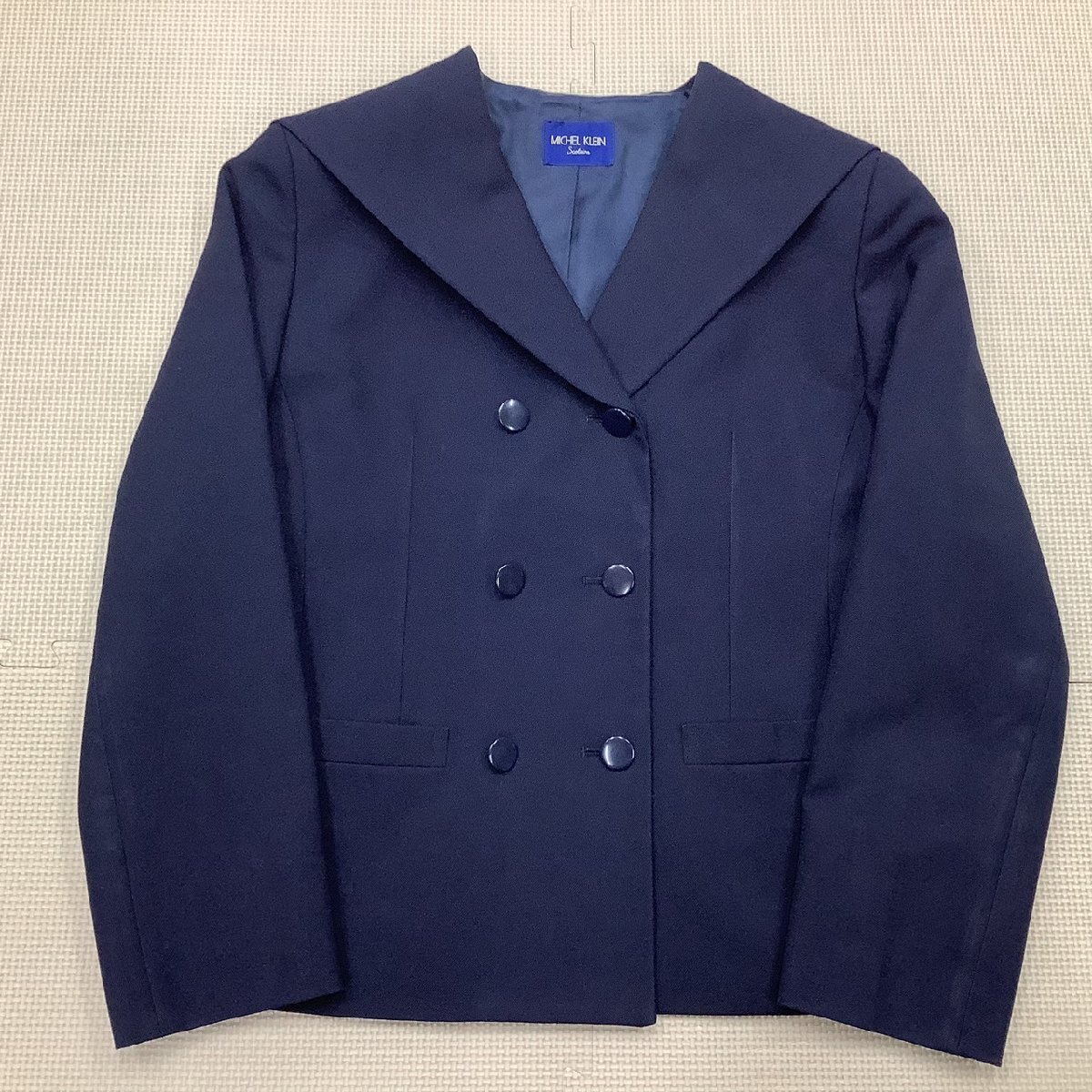 I477/Y(中古)山形県 山形市立第三中学校 女子制服6点 /165A/L/W64～69/セーラーブレザー/セーラー/冬スカート/紐リボン/タイ/冬/合/学生服_画像2