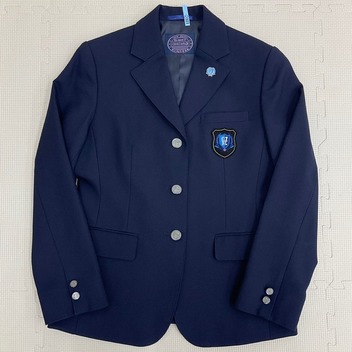 U538/S1110(中古)あずさ第一高校 女子制服4点 /校章付/M/W69 U538/S1110(中古)あずさ第一高校 女子制服4点 /校章付/M/W69
