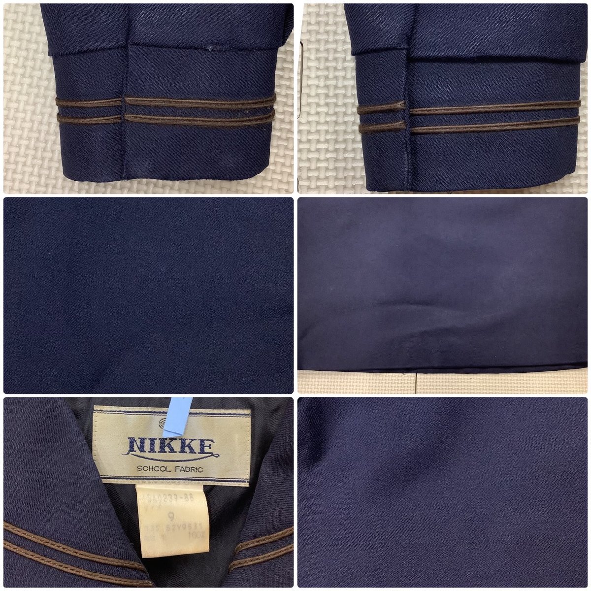I485/Y(中古)山形県 山形西高校 女子制服6点 /9/W66/丈63 I485/Y(中古)山形県 山形西高校 女子制服6点 /9/W66/丈63