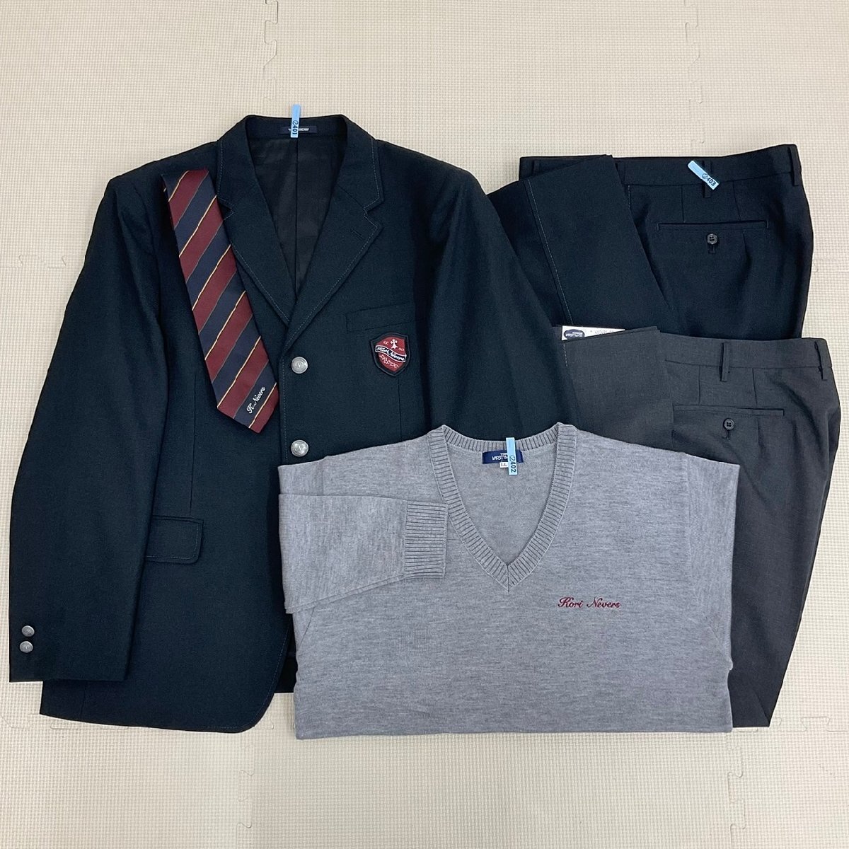 U544/S1080(中古)大阪府 香里ヌヴェール学院高校 男子制服5点 U544/S1080(中古)大阪府 香里ヌヴェール学院高校 男子制服5点