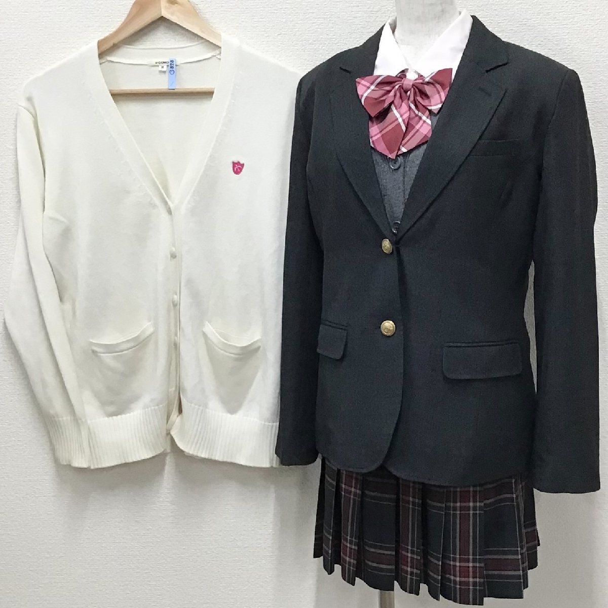 如水館高等学校 高校 冬物 女子 JK 本物 制服 学生服 紺 如水館高等学校 高校 冬物 女子 JK 本物 制服 学生服 紺