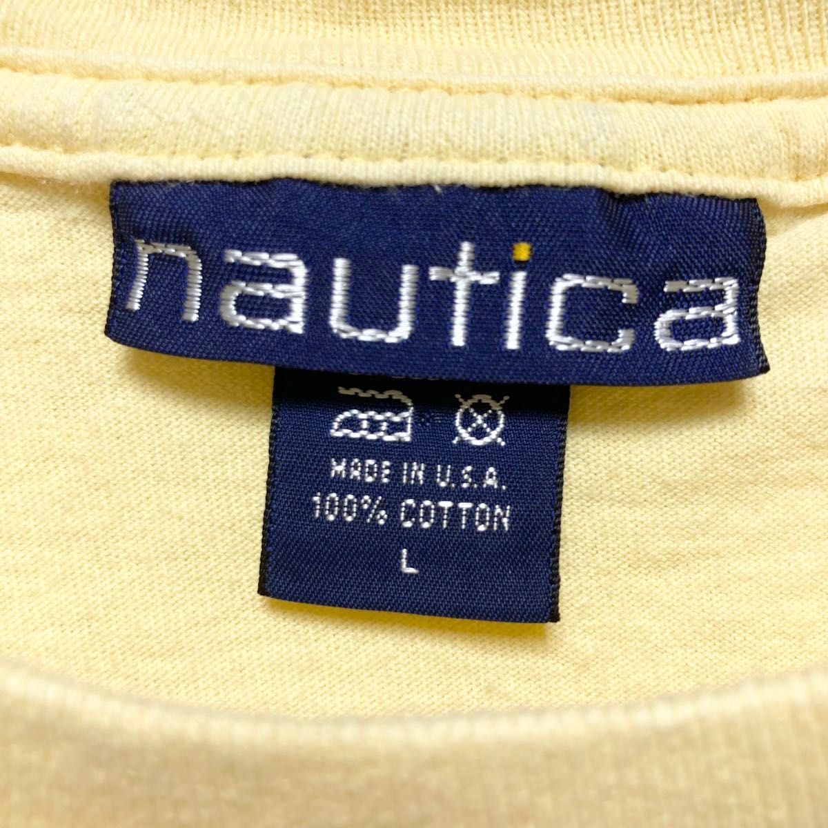 【人気】US古着 90s NAUTICA デザインTシャツ