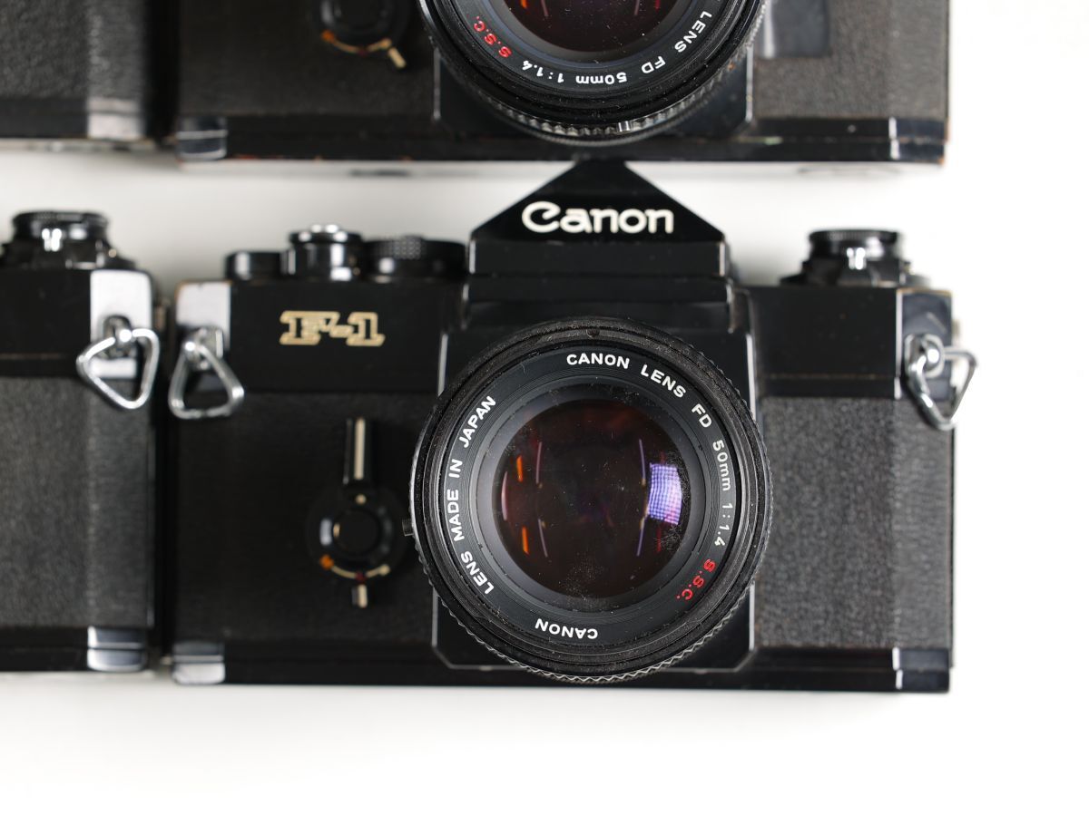 15 6点まとめ Canon キヤノン New F-1 FD 50mm F1.4 S.S.C. 他 MF一眼レフカメラ 単焦点レンズ まとめ まとめて 大量セット_画像7