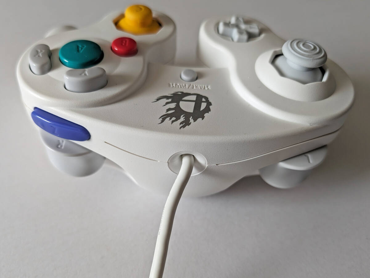 ゲームキューブ コントローラ スマブラホワイト Gamecube GC Controller Smash Bros White_画像6