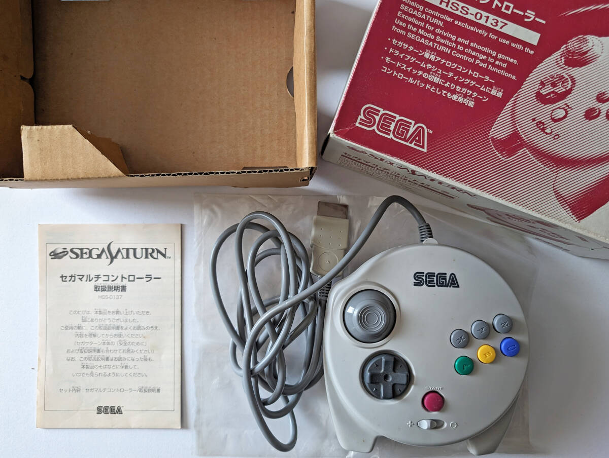 セガサターン マルチコントローラー 箱説あり　Sega Saturn SS Multi Controller