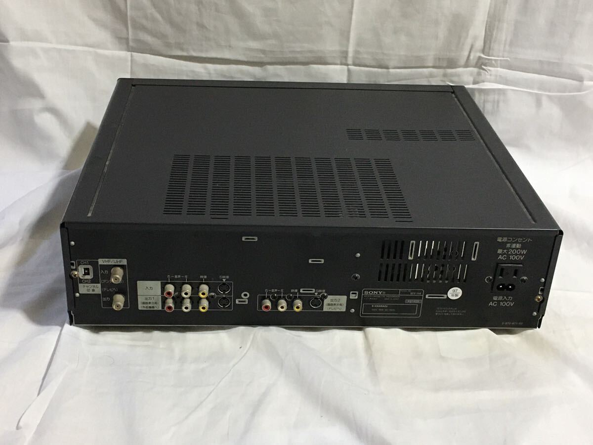 VHSビデオデッキ SONY　ソニー　WV-H4　8ミリ　ビデオカセットレコーダー　動作未確認　ジャンク扱い_画像5