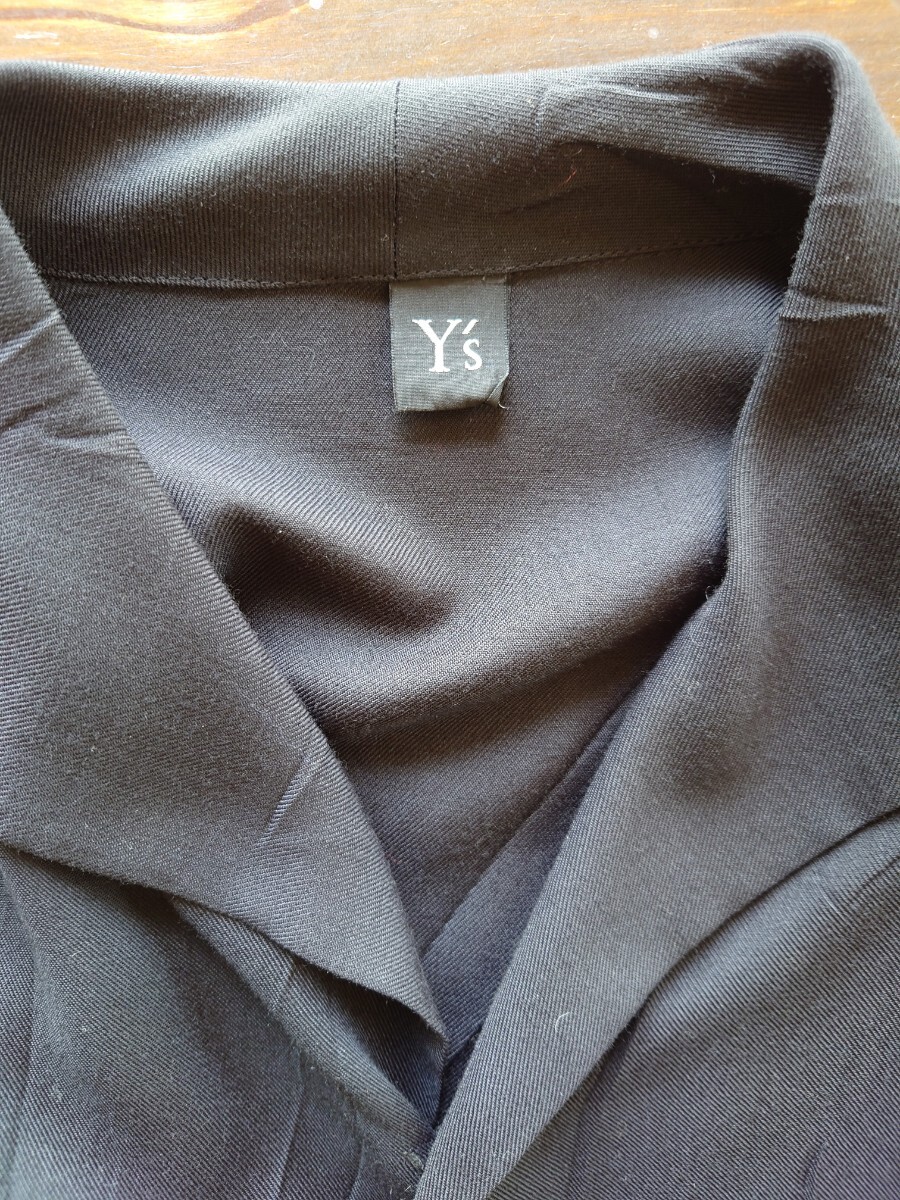 ■ヨウジヤマモト　ワイズ　 Y's　ビッグシルエット　シャツ　オーバーサイズ　ブラック　Yohji Yamamoto_画像3