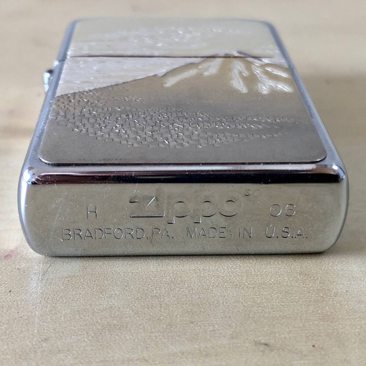 Zippo 富士山 鋳板貼り_画像3