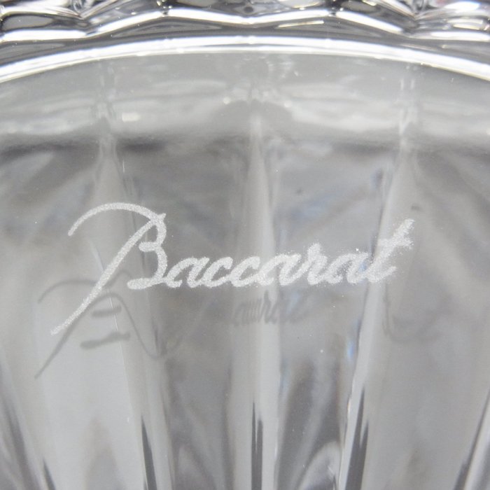 【新品同様/Sランク】バカラ(Baccarat) ミルニュイ サラダプレート 19.5cm 2105134 クリスタルガラス 食器 皿 プレート 箱付き_画像5