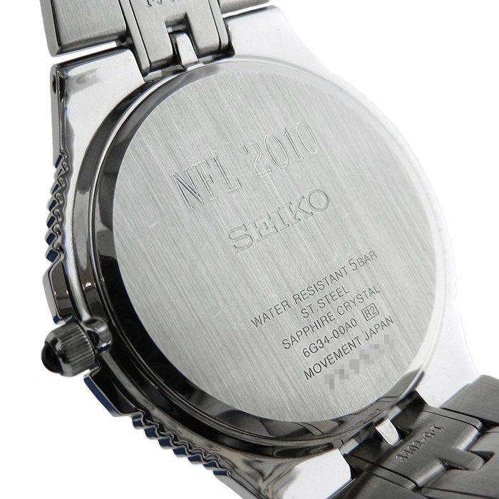 【腕時計】セイコー(SEIKO) Le Grand Sport 50M 6G34-00A0 SRL001 メンズ腕時計 白文字盤 QZ クォーツ 電池式 スモセコ デイデイト 箱 取説_画像7