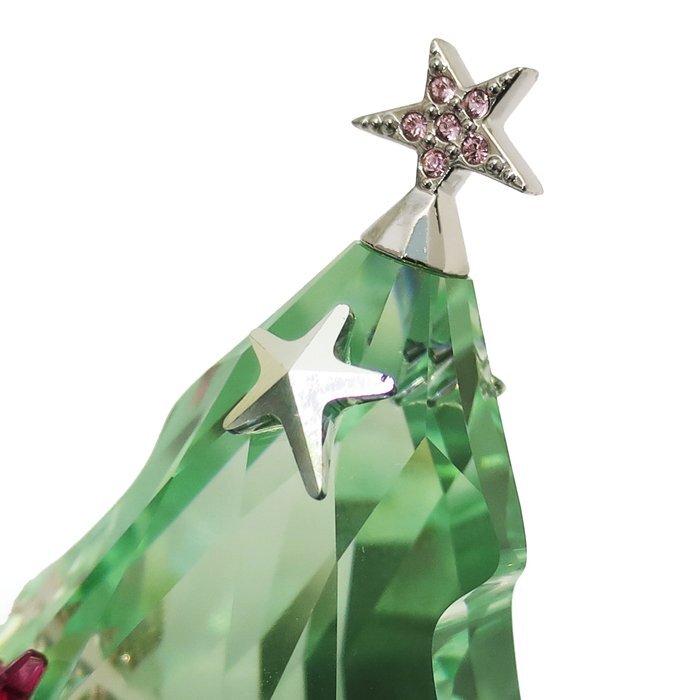 【オブジェ】スワロフスキー(SWAROVSKI) クリスマス ツリー 置物 5003401 クリスタル Christmas tree インテリア フィギュリン 小物 箱_画像7