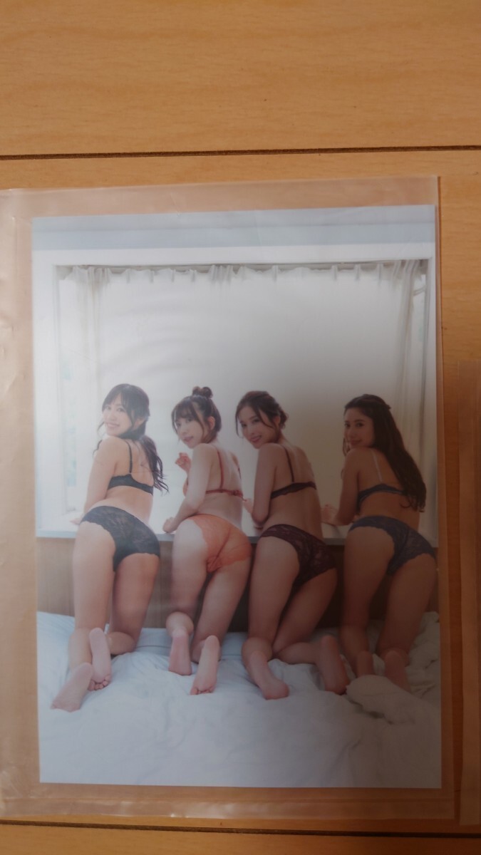 『ミスFLASH 2021写真集「Party Sisters」名取くるみ、益田アンナ、高槻実穂、霧島聖子生写真』【写真集イベント限定特典】【送料無料】の画像3