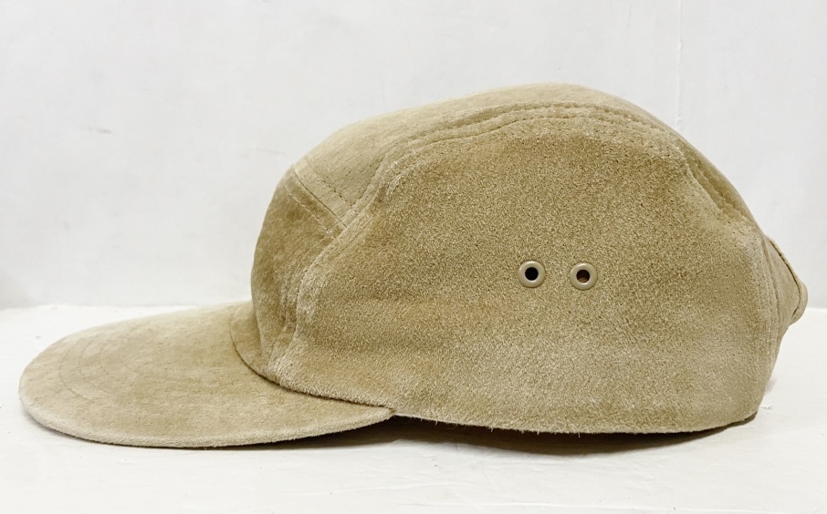 サイズF◆日本製 Hender Scheme エンダースキーマ pig jet cap ピッグ ジェット キャップ ベージュ レザー ベースボール 帽子の画像3